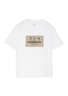 Burberry Little Kid's & Kid's Label Print T-Shirt