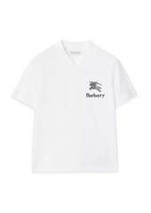 Burberry Little Kid's & Kid's Logo V-Neck T-Shirt