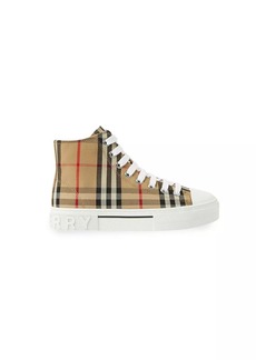 Burberry Little Kid's & Kid's New Mini Jack Check High-Top Sneakers