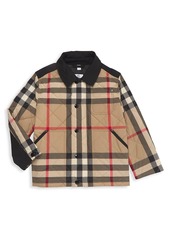 Burberry Little Kid's & Kid's Renfred Vintage-Check Quilted Jacket