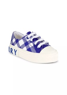 Burberry Little Kid's Check Logo Sneakers