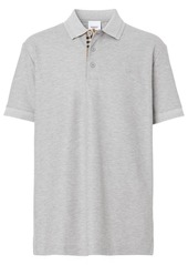 Burberry logo-embroidered polo shirt