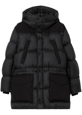 Burberry logo-engraved puffer jacket