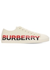 Burberry Logo Larkhall Canvas Sneakers