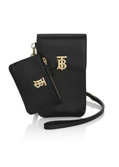 Burberry Logo Leather Multi Pouch