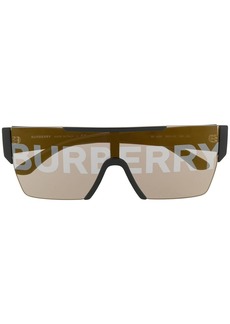 Burberry logo lense sunglasses