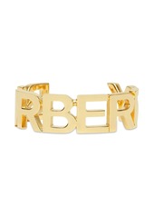 Burberry logo-lettering cuff bracelet