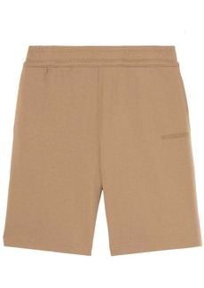 Burberry logo-print cotton track shorts
