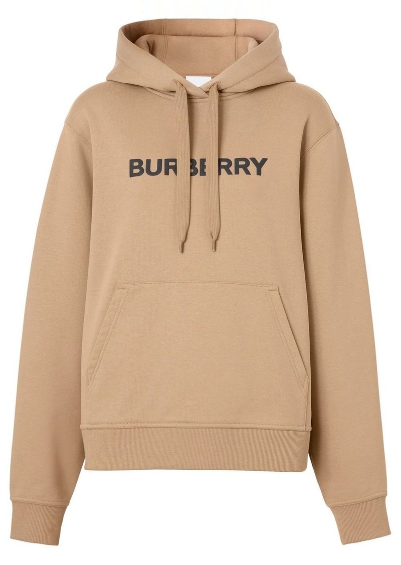 Burberry logo-print drawstring hoodie