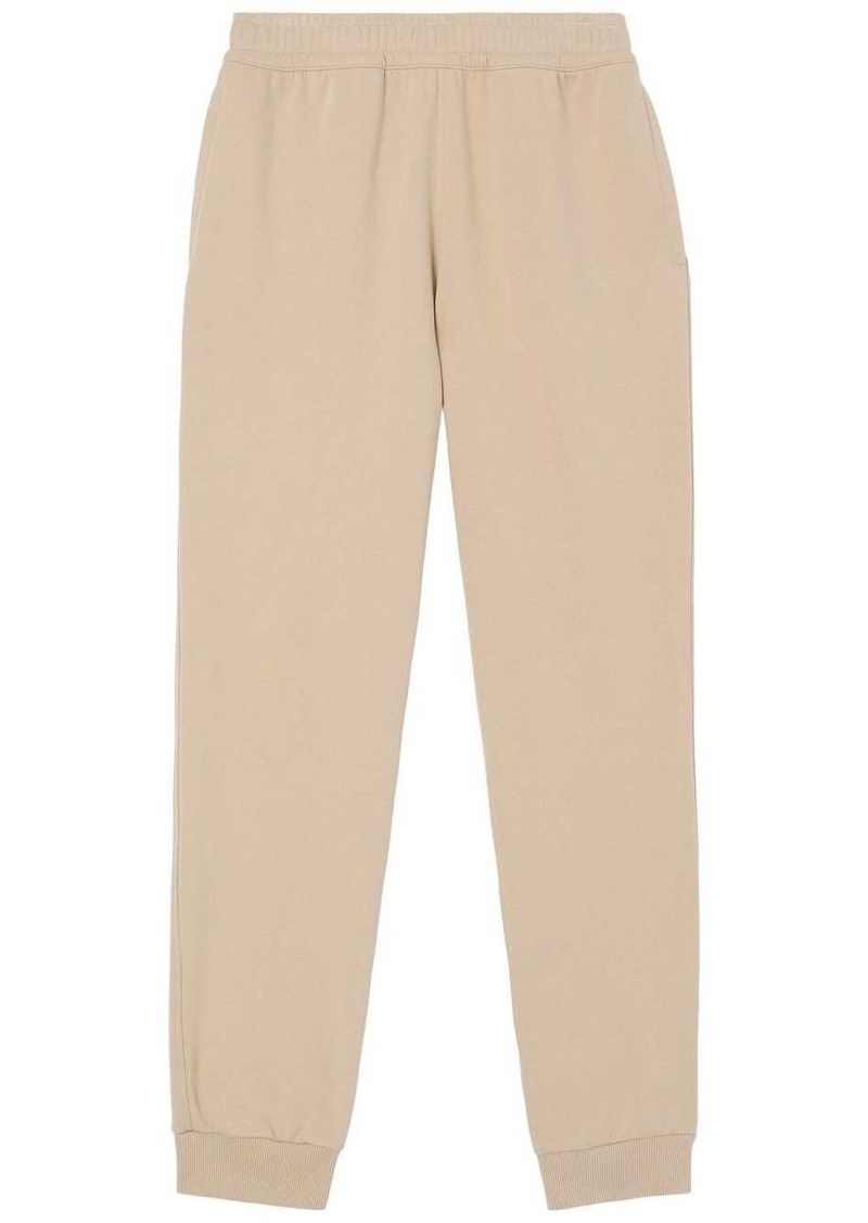 Burberry logo-print stretch-cotton track trousers