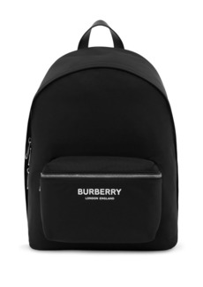 Burberry logo-print zip-around backpack