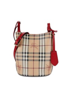 Burberry Lorne Nova Check Bucket Bag
