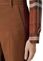 Burberry Lottie Colorblocked Straight Trousers