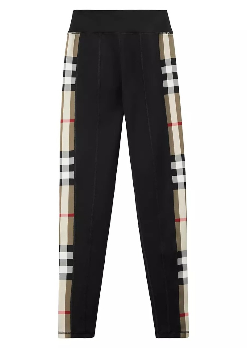 Burberry Madden Check-Insert Leggings