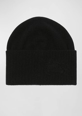 Burberry Men's Cashmere EKD Beanie Hat