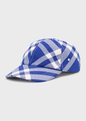 Burberry Men's Check Baseball Hat