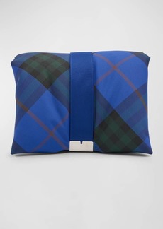 Burberry Men's Check Pillow Crossbody Bag