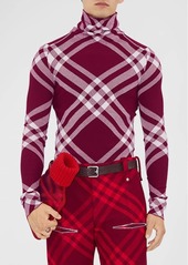 Burberry Men's Ripple IP Turtleneck Sweater