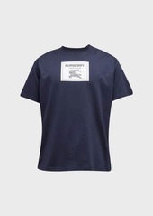Burberry Men's Roundwood Label Patch T-Shirt