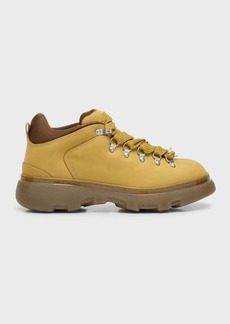 Burberry Men's Trek Leather Hiking Boots