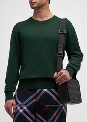 Burberry Men's Wool Drop-Shoulder Sweater