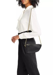 Burberry Micro Shield Leather Sling Bag