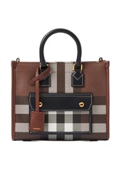 Burberry mini check Freya tote bag