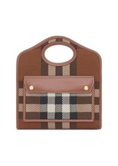 Burberry mini knitted check Pocket bag