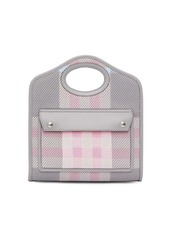 Burberry mini knitted checked Pocket bag