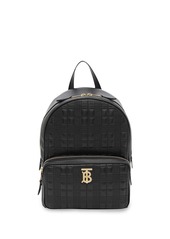 Burberry monogram plaque quilted backpack