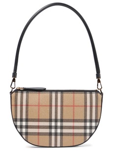 Burberry Olympia Pouch checked shoulder bag