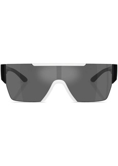 Burberry oversize-frame logo-print sunglasses