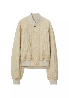 Burberry Oversized Quilted Bomber Jacket