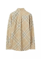 Burberry Plaid Button-Down Shirt