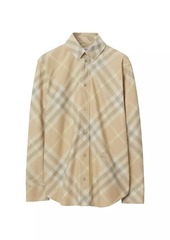 Burberry Plaid Button-Down Shirt