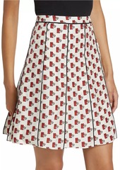 Burberry Postbox Print Miniskirt