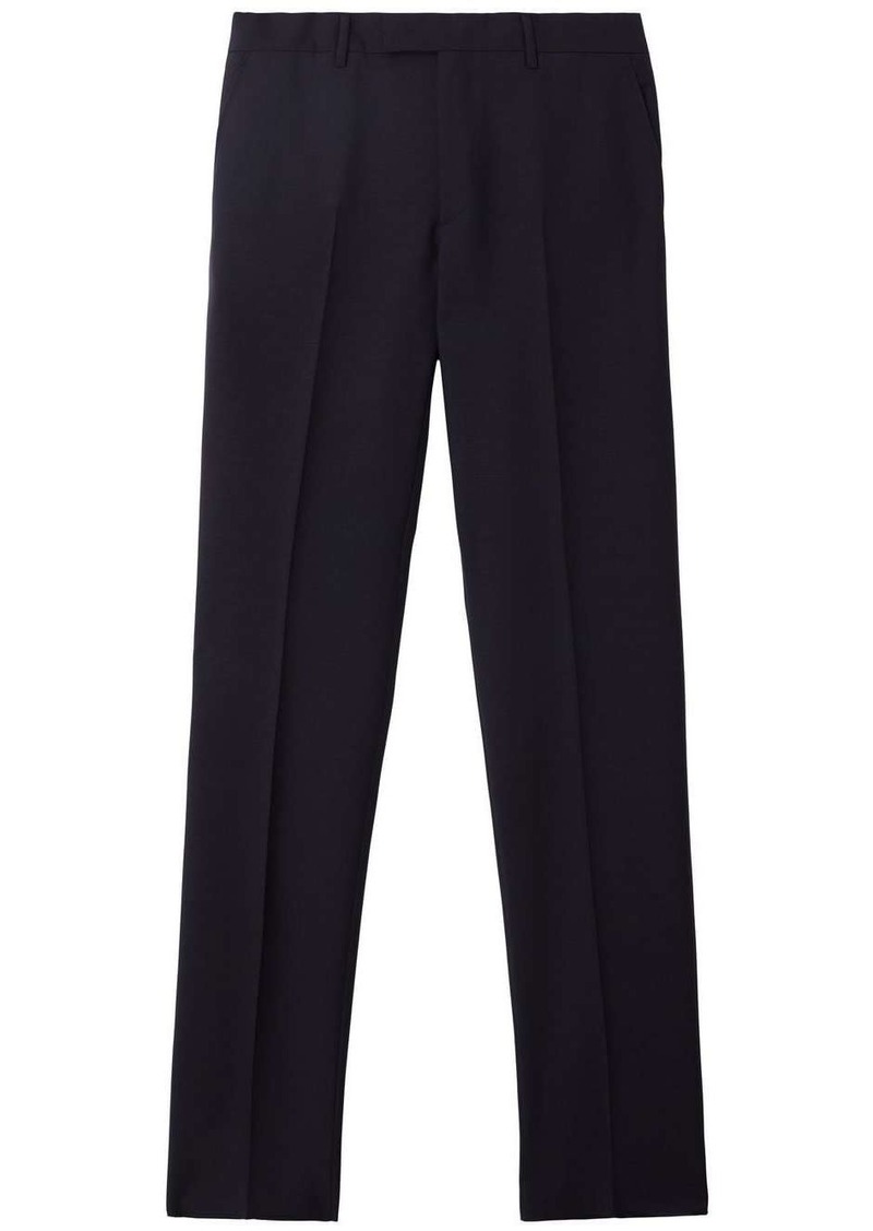 Burberry pressed crease tailored trousers