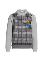 Burberry Regent TB Plaid Cotton Sweatshirt