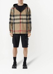 Burberry reversible check hooded jacket