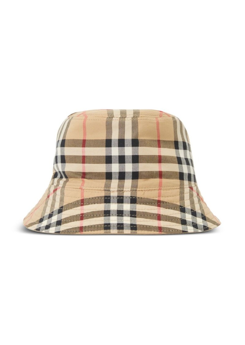 Burberry check-print reversible bucket hat