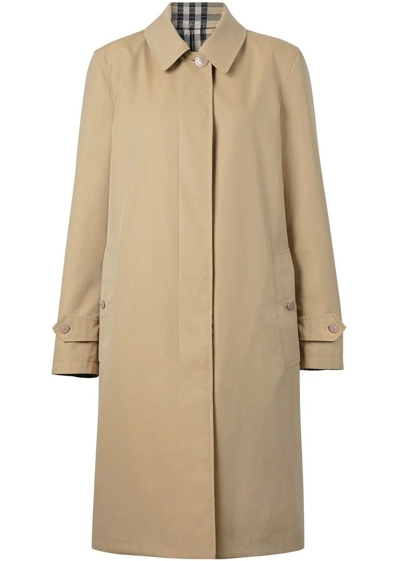 Burberry reversible single-breasted car coat