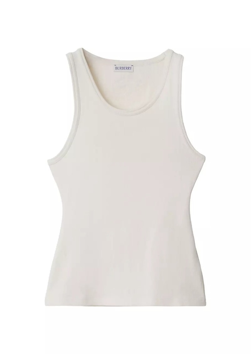 Burberry Ribbed Stretch-Cotton Sleeveless Vest