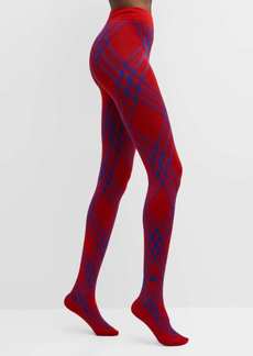 Burberry Signature Plaid Footed Tights