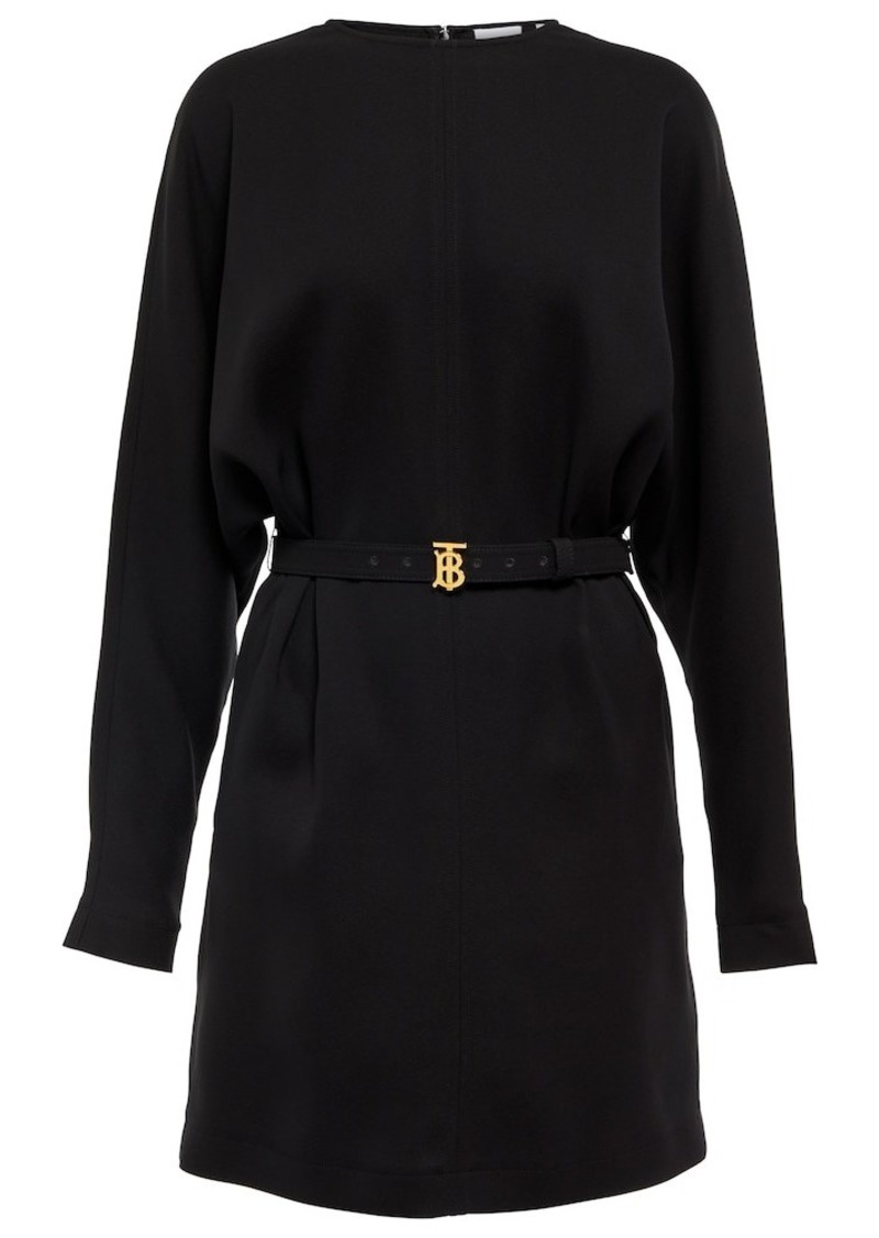 Burberry Silk cady minidress