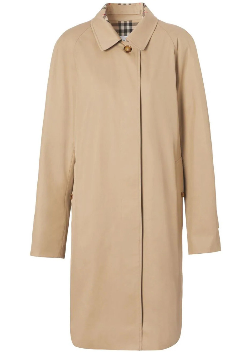 Burberry single-breasted car coat