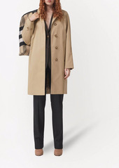 Burberry single-breasted car coat