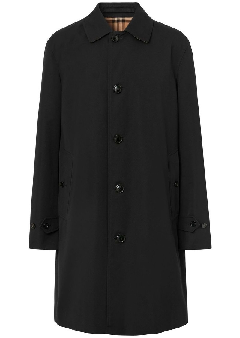 Burberry single-breasted cotton coat