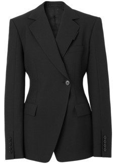 Burberry single breasted tailored blazer