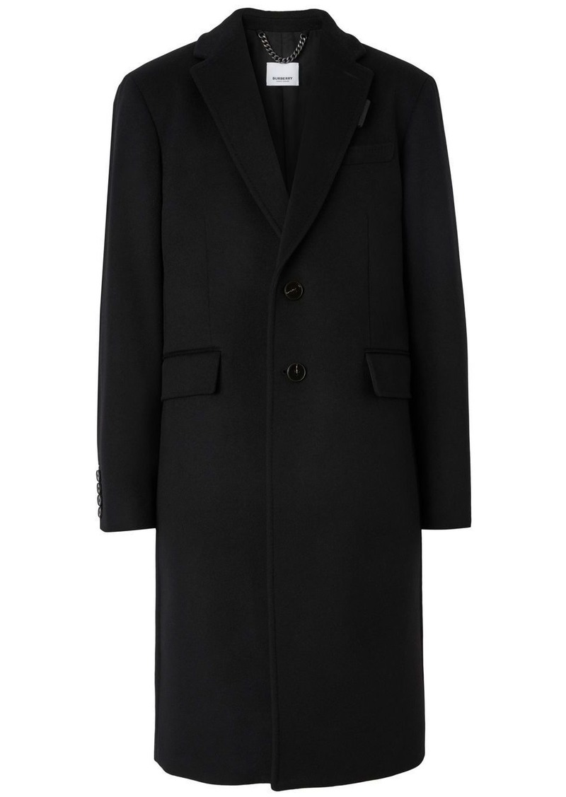 Burberry single-breasted wool coat