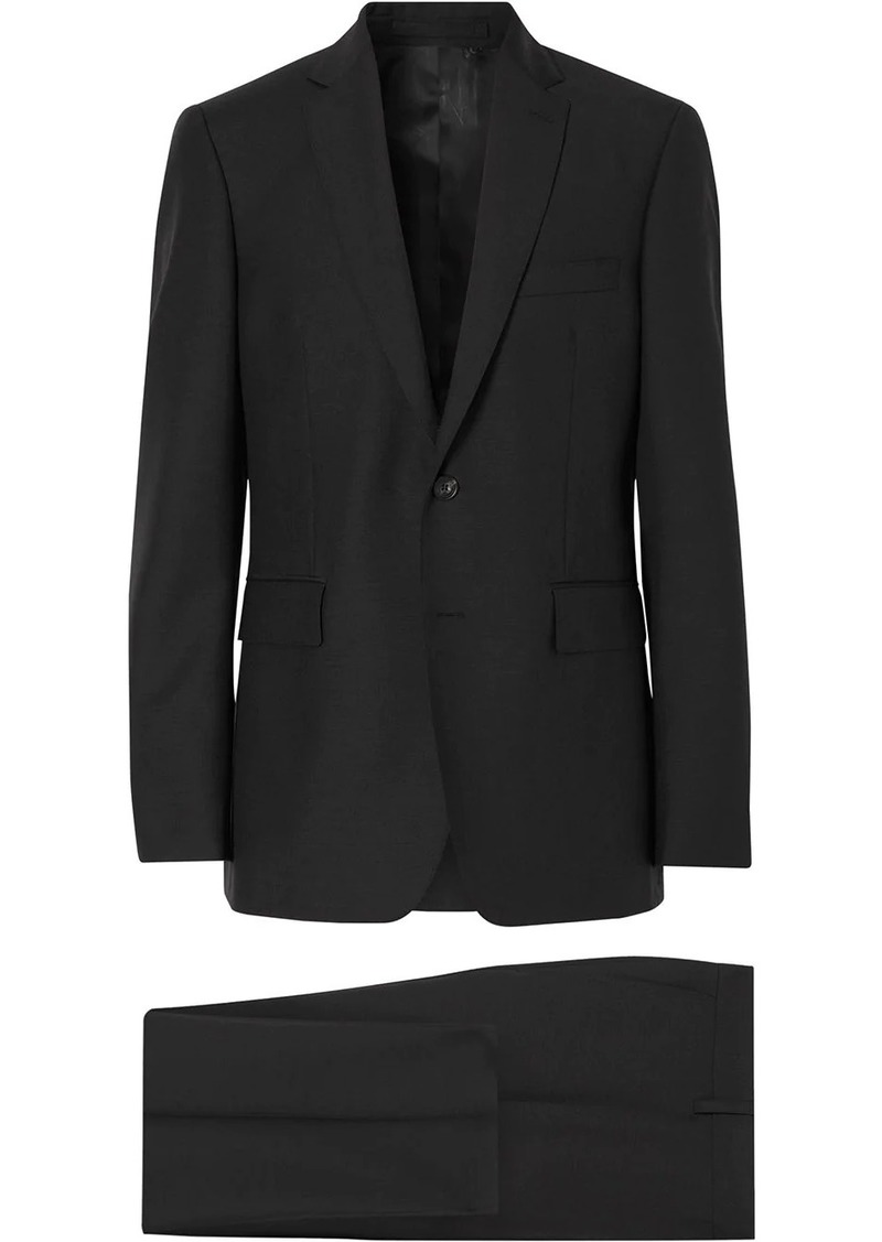 burberry tie with black suit